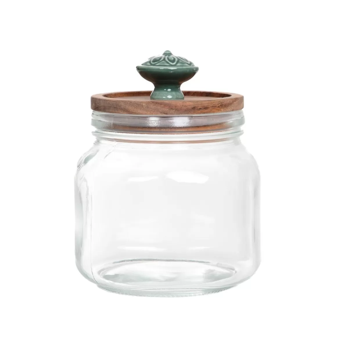 HOMLA Pojemnik Nobu Z Ozdobna Zielona Galka 0,75 L