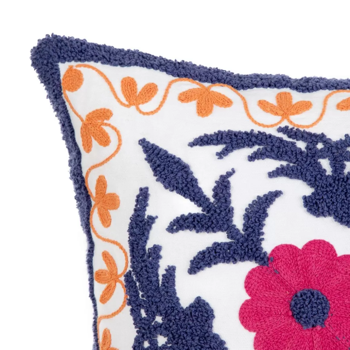 HOMLA Poszewka Ganti W Wyszywane Kwiaty 45X45 Cm