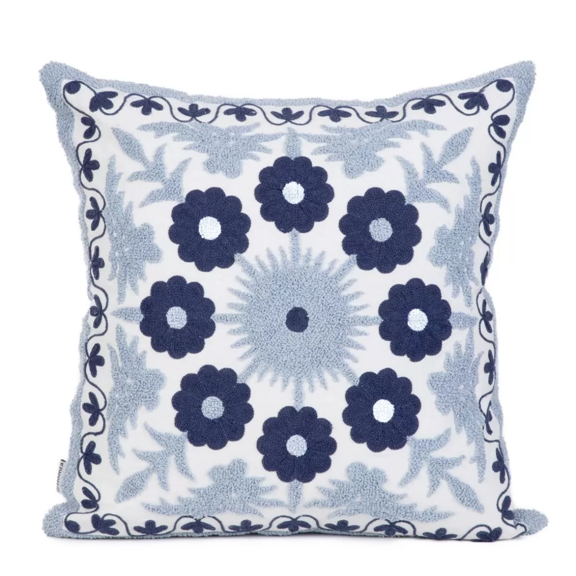 HOMLA Poszewka Ganti W Wyszywane Kwiaty 45X45 Cm