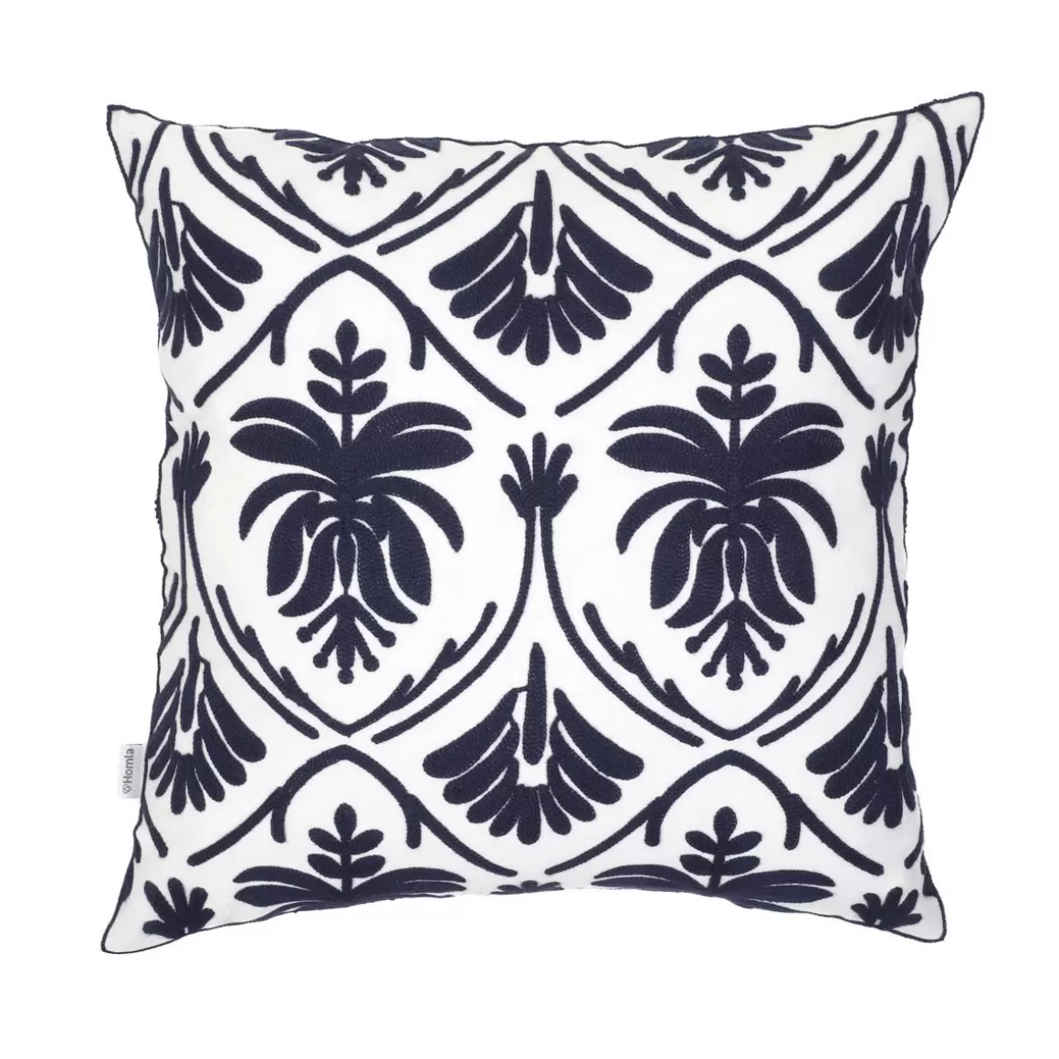 HOMLA Poszewka Moko Granatowa Wyszywana 45X45 Cm