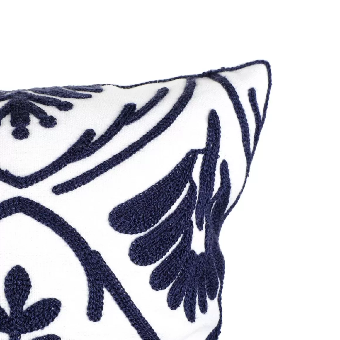 HOMLA Poszewka Moko Granatowa Wyszywana 45X45 Cm