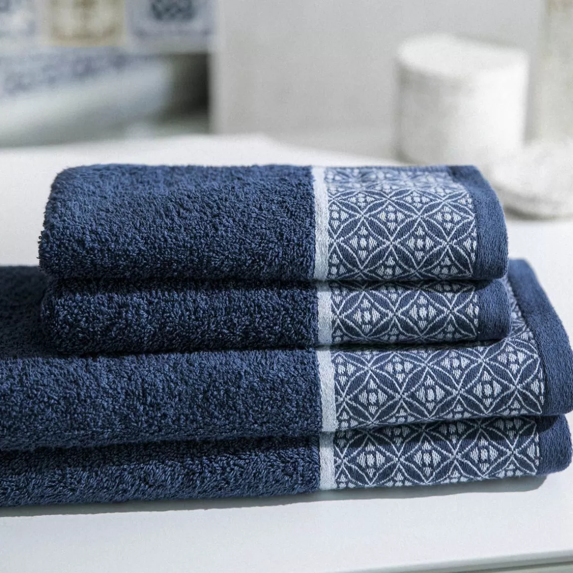 HOMLA Ręcznik Kimberley Granatowy 50X90Cm