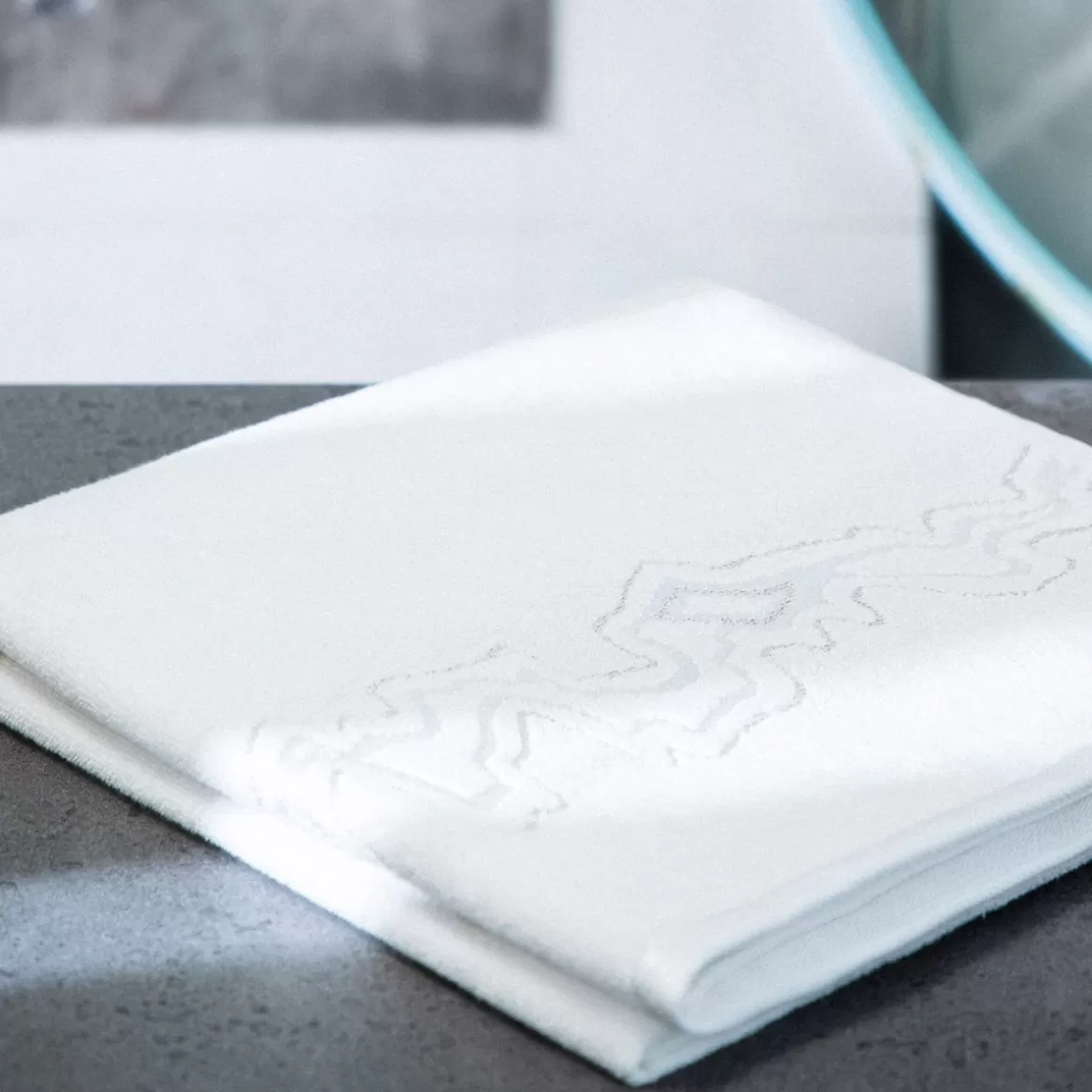 HOMLA Ręcznik Rines Z Paskami Lureksowymi 70X130Cm