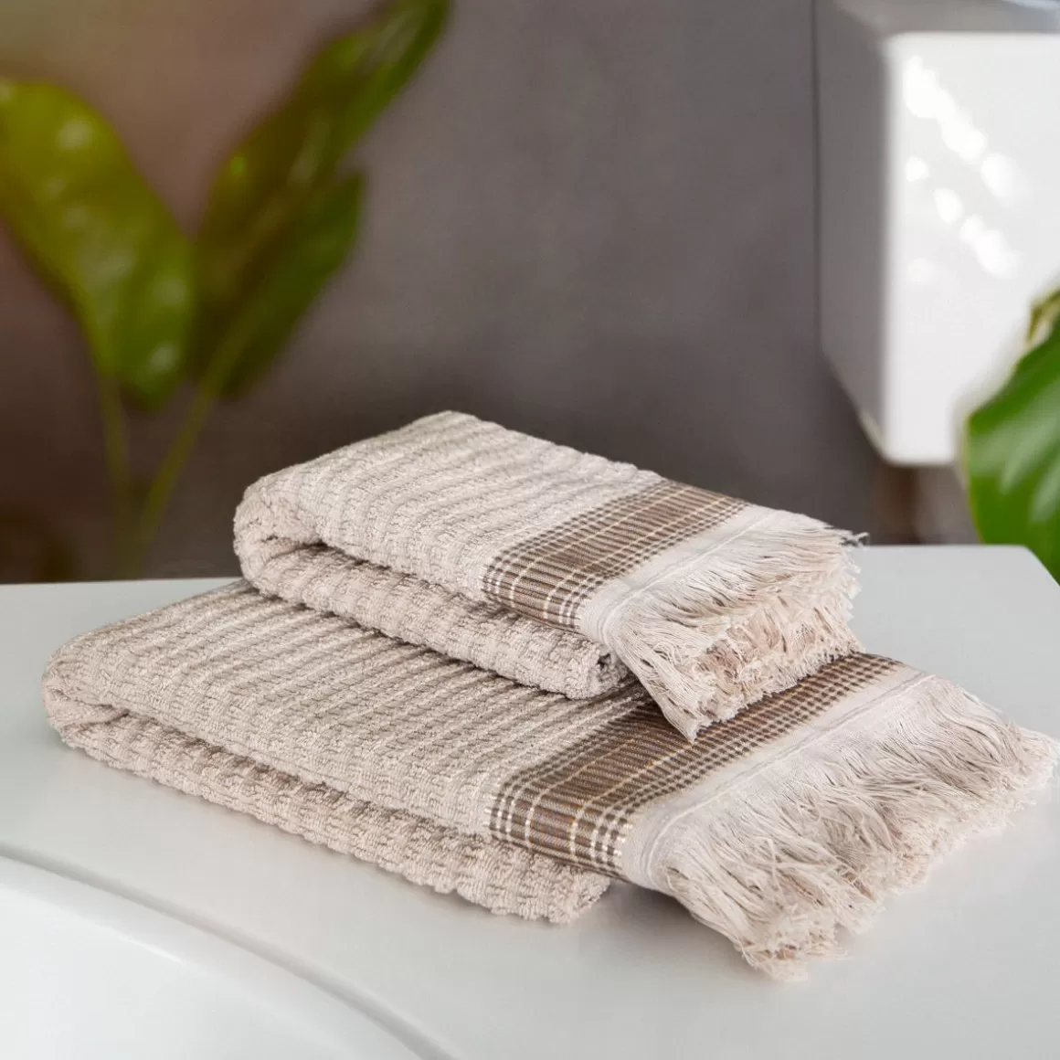 HOMLA Ręcznik Tippy Bezowy 50X90Cm