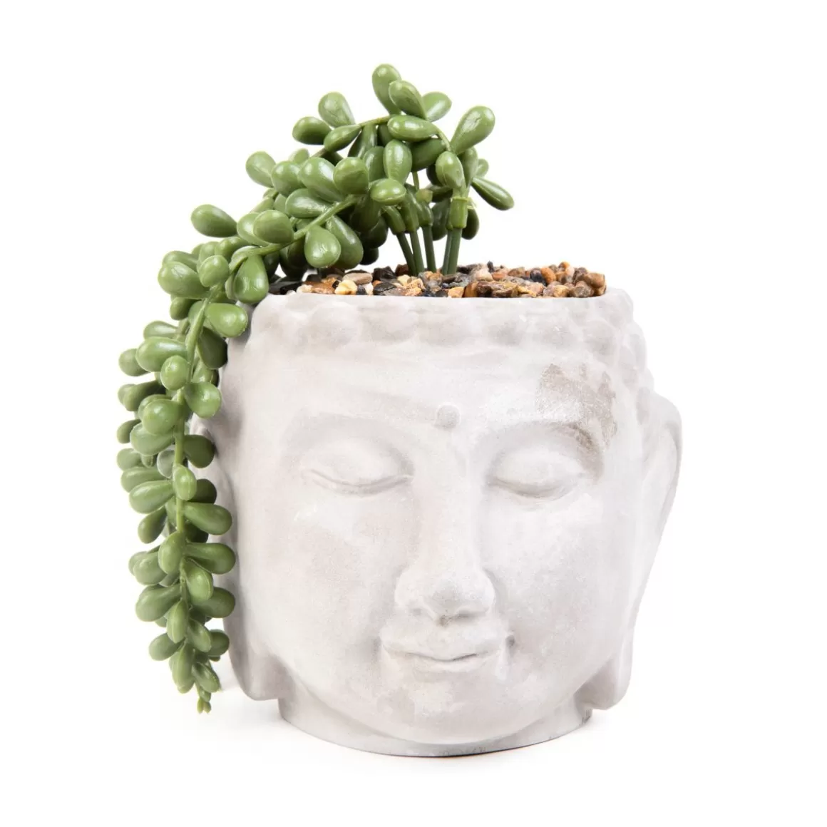 HOMLA Roslina Sztuczna Esin W Szarej Donicy 19X18X14,5 Cm