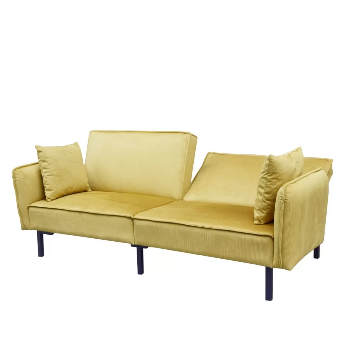 sofa_canto_osobowa_z_funkcja_spania_welurowa_musztardowa_xx_cm_2.webp HOMLA Sofa Canto 3-Osobowa, Z Funkcja Spania, Welurowa Musztardowa 199X90X85 Cm