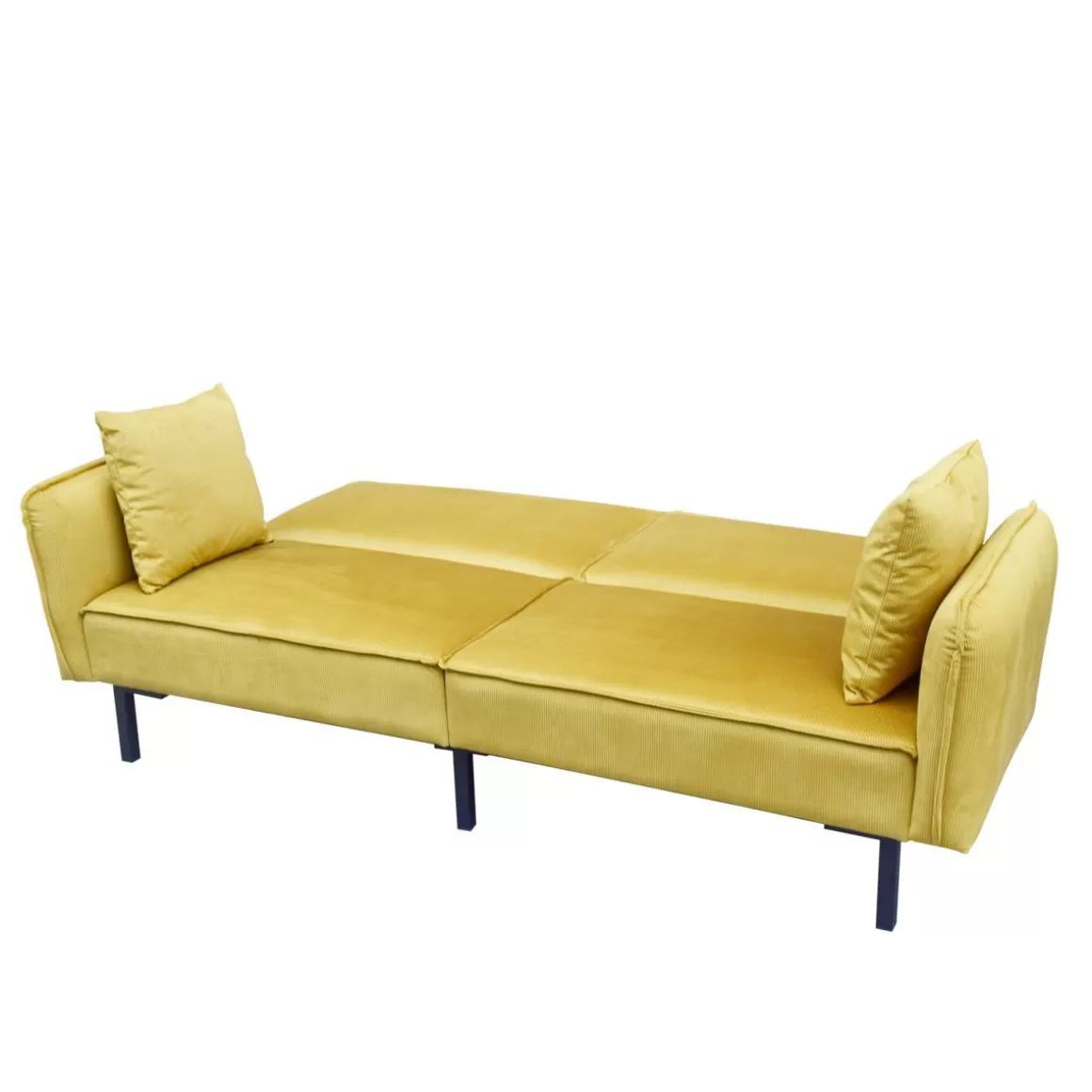 sofa_canto_osobowa_z_funkcja_spania_welurowa_musztardowa_xx_cm_3.webp HOMLA Sofa Canto 3-Osobowa, Z Funkcja Spania, Welurowa Musztardowa 199X90X85 Cm