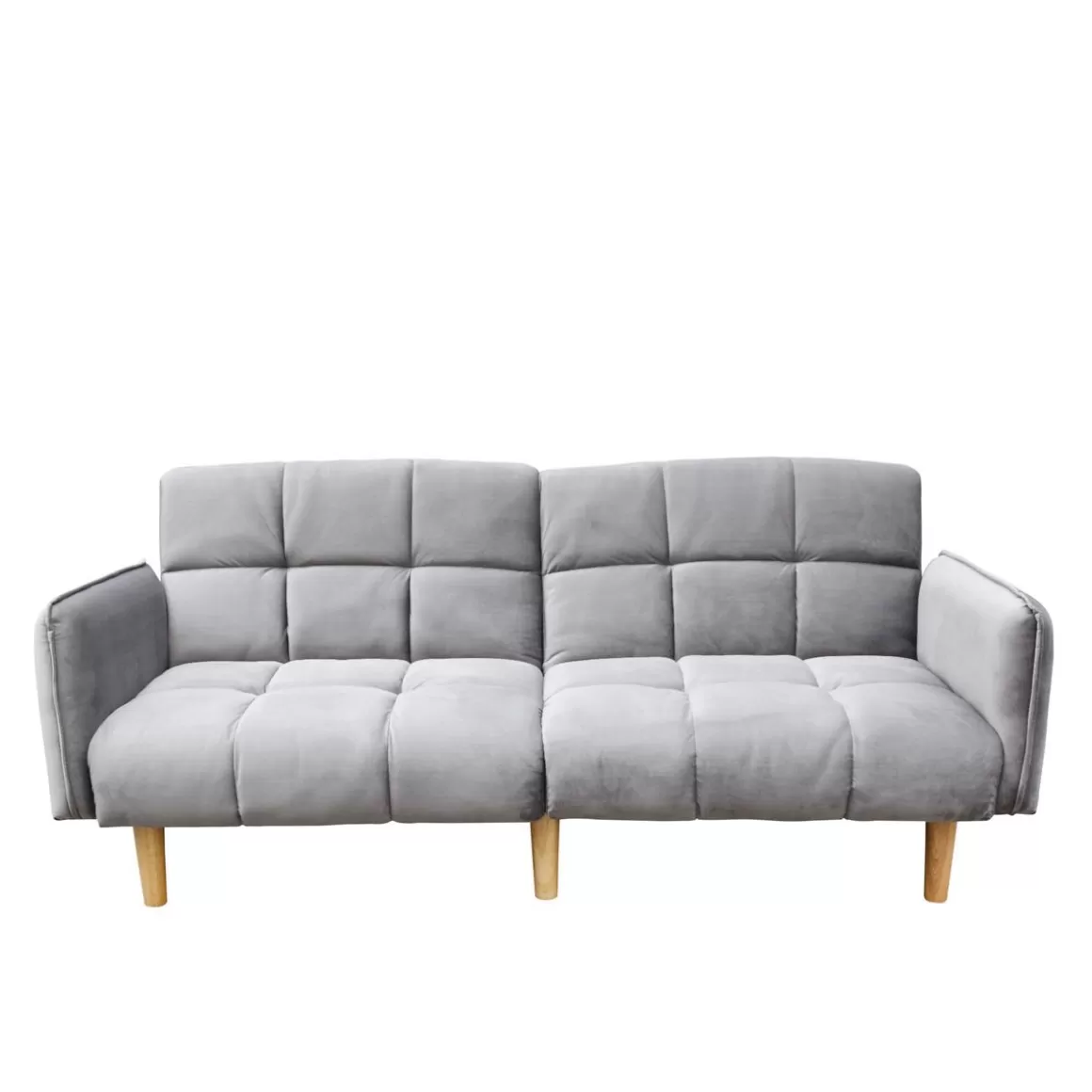 HOMLA Sofa Sonus 3-Osobowa, Z Funkcja Spania, Welurowa Musztardowa 195X91X83 Cm
