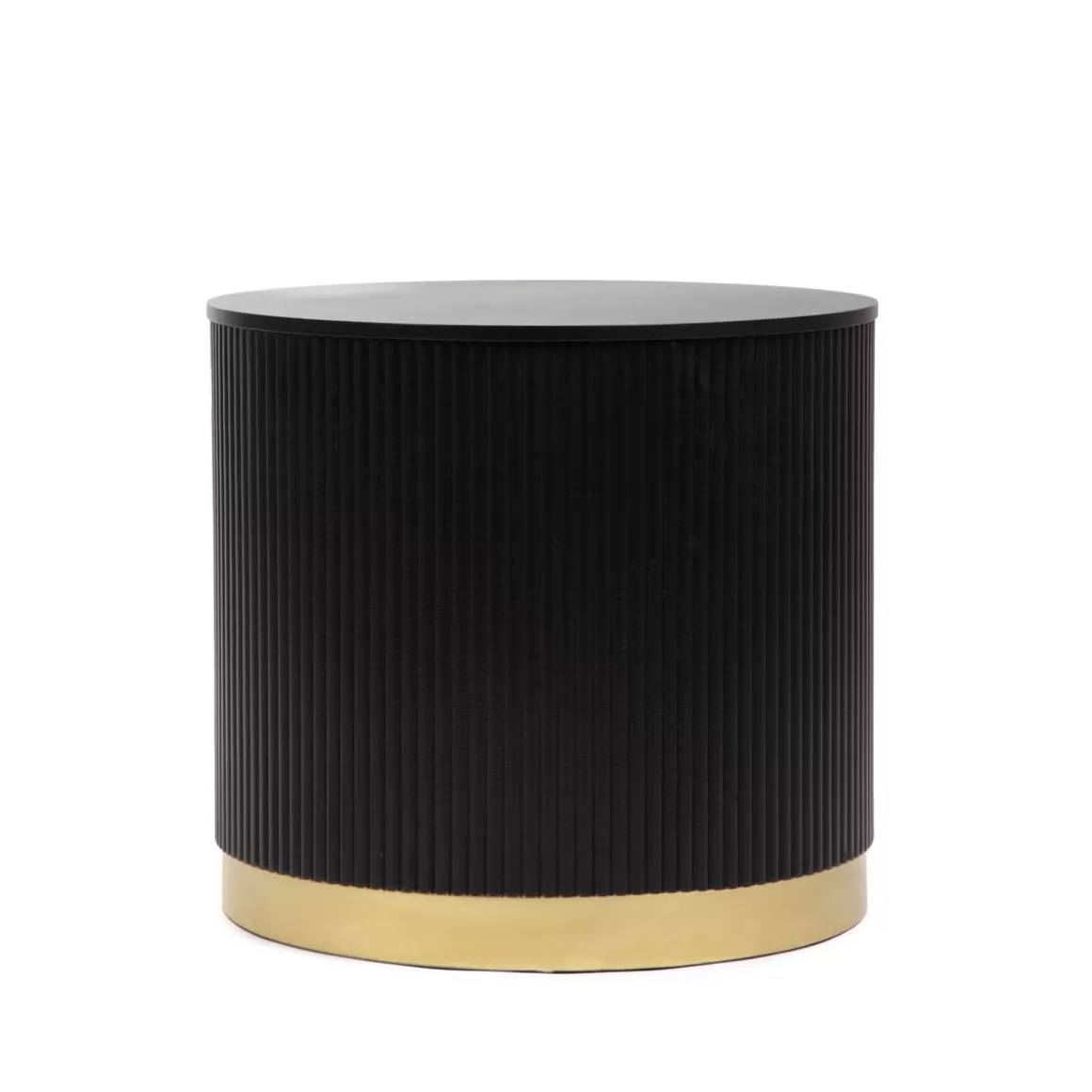 HOMLA Stolik Kawowy Tabi Matowy Czarny 40X36 Cm