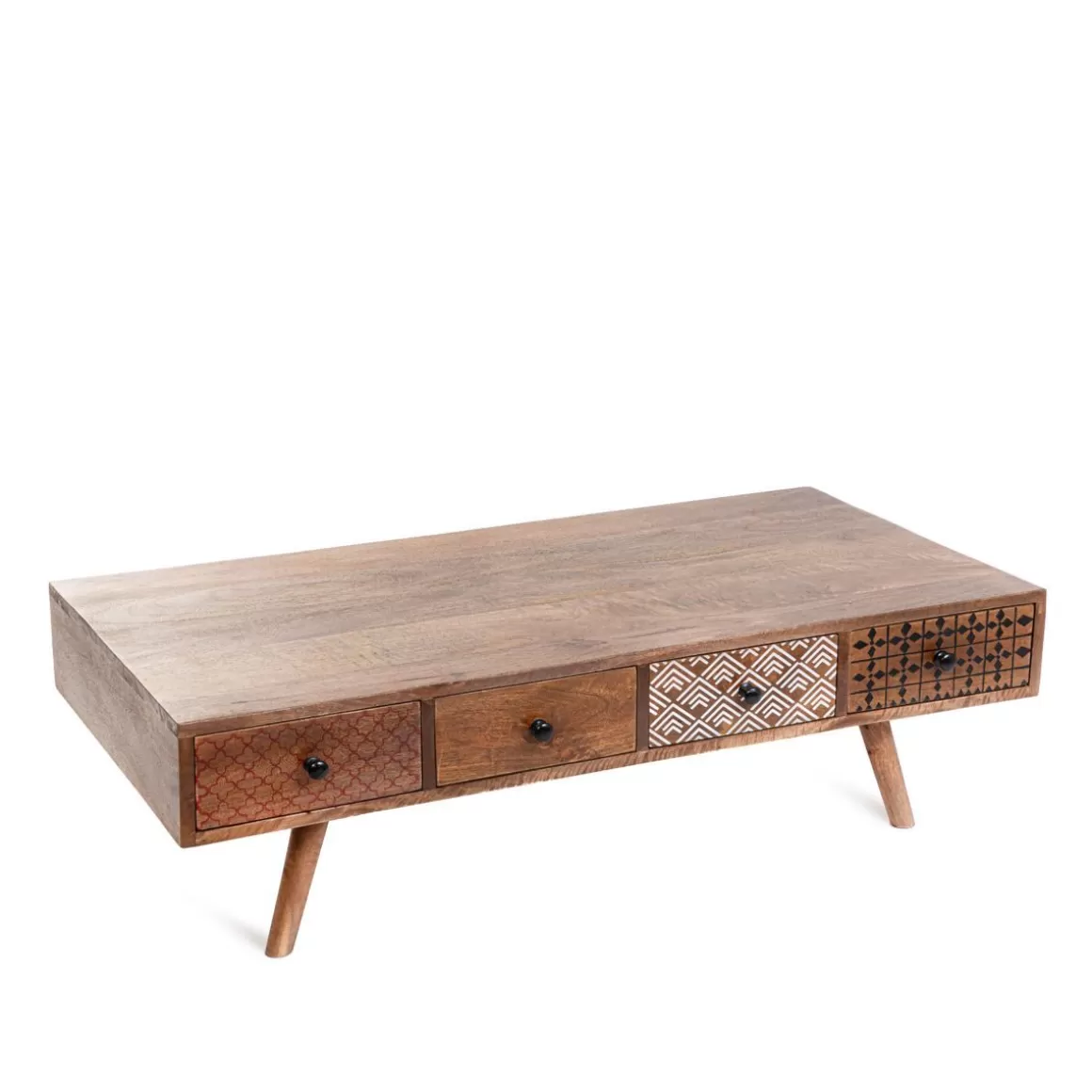 HOMLA Stolik Kawowy Tayo Lite Drewno Mango 117X65X35 Cm