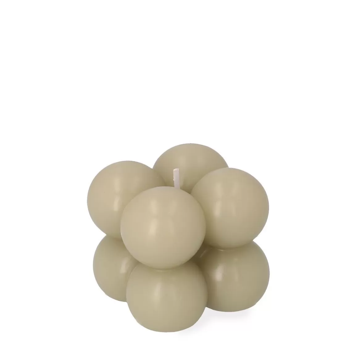 swieca_bubble_bezowa_xx_cm_3.webp HOMLA Swieca Bubble Bezowa 6X6X6 Cm