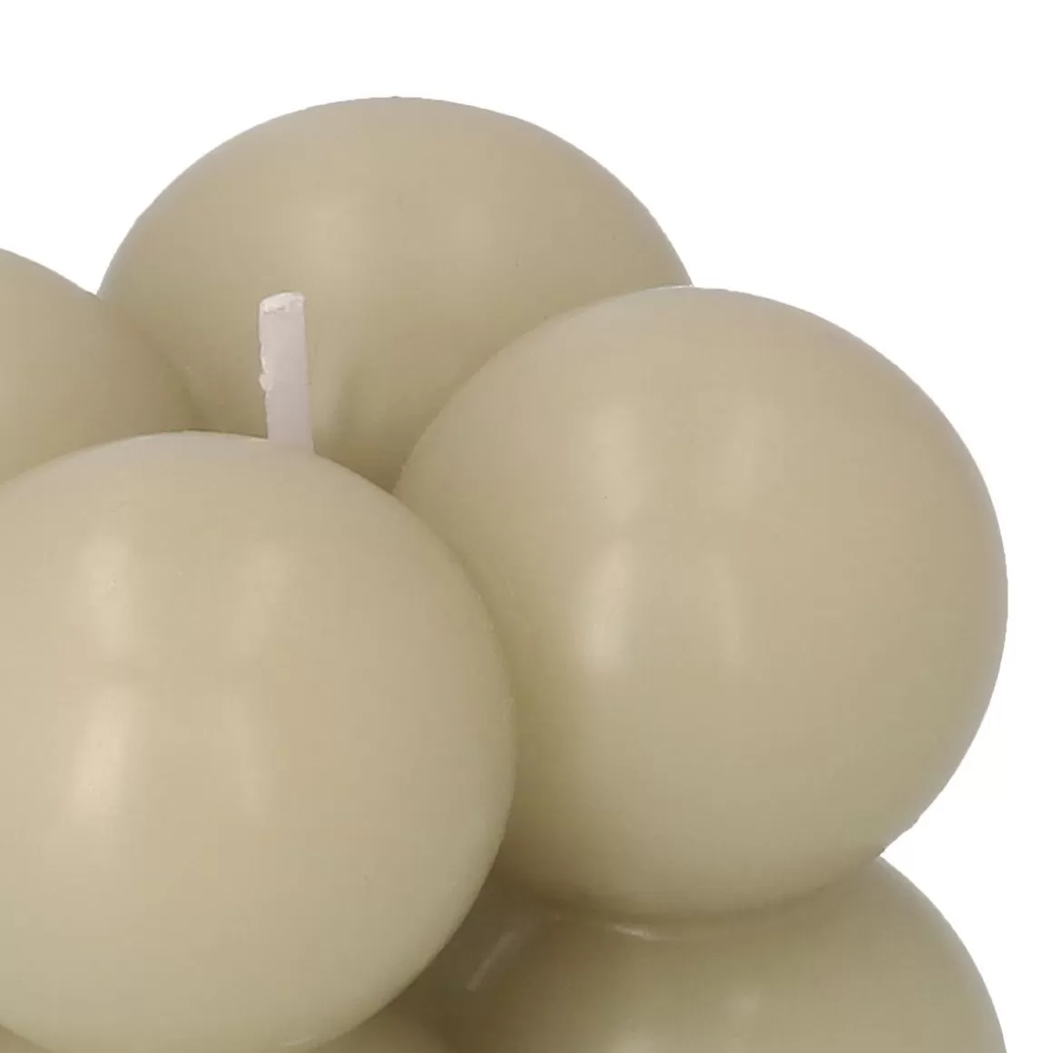 swieca_bubble_bezowa_xx_cm_7.webp HOMLA Swieca Bubble Bezowa 6X6X6 Cm