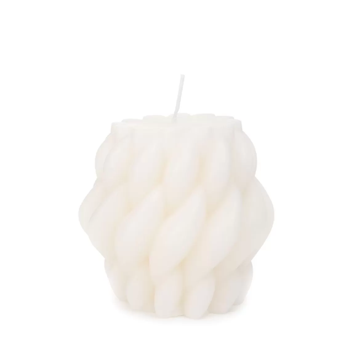 HOMLA Swieca Pontis Z Motywem Plecionki 10X10 Cm