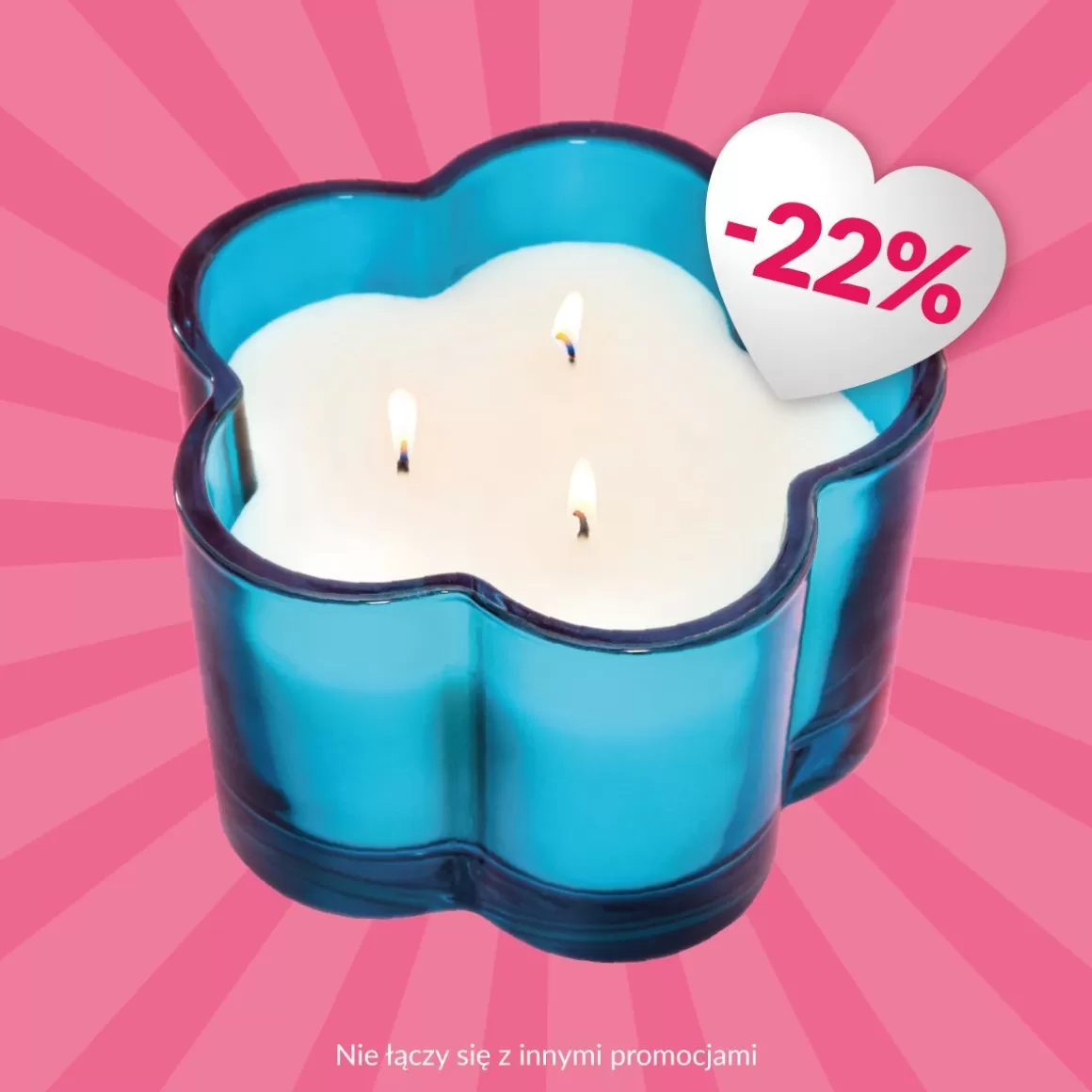 HOMLA Swieca Zapachowa Floral Aura Blood Orange 330 G