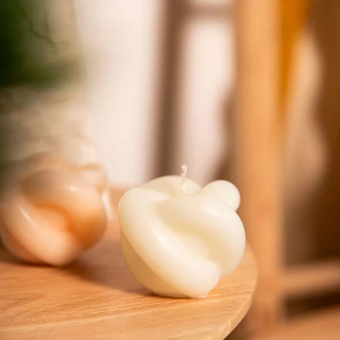 HOMLA Swieca Zapachowa Monte Supel Ecru 5,5X5 Cm