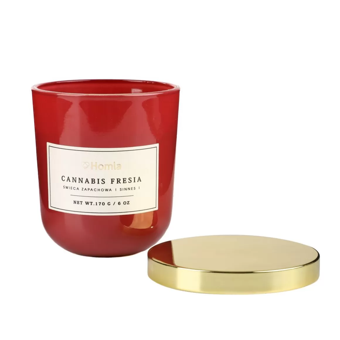 HOMLA Swieca Zapachowa Sinnes Cannabis & Fresia 170G