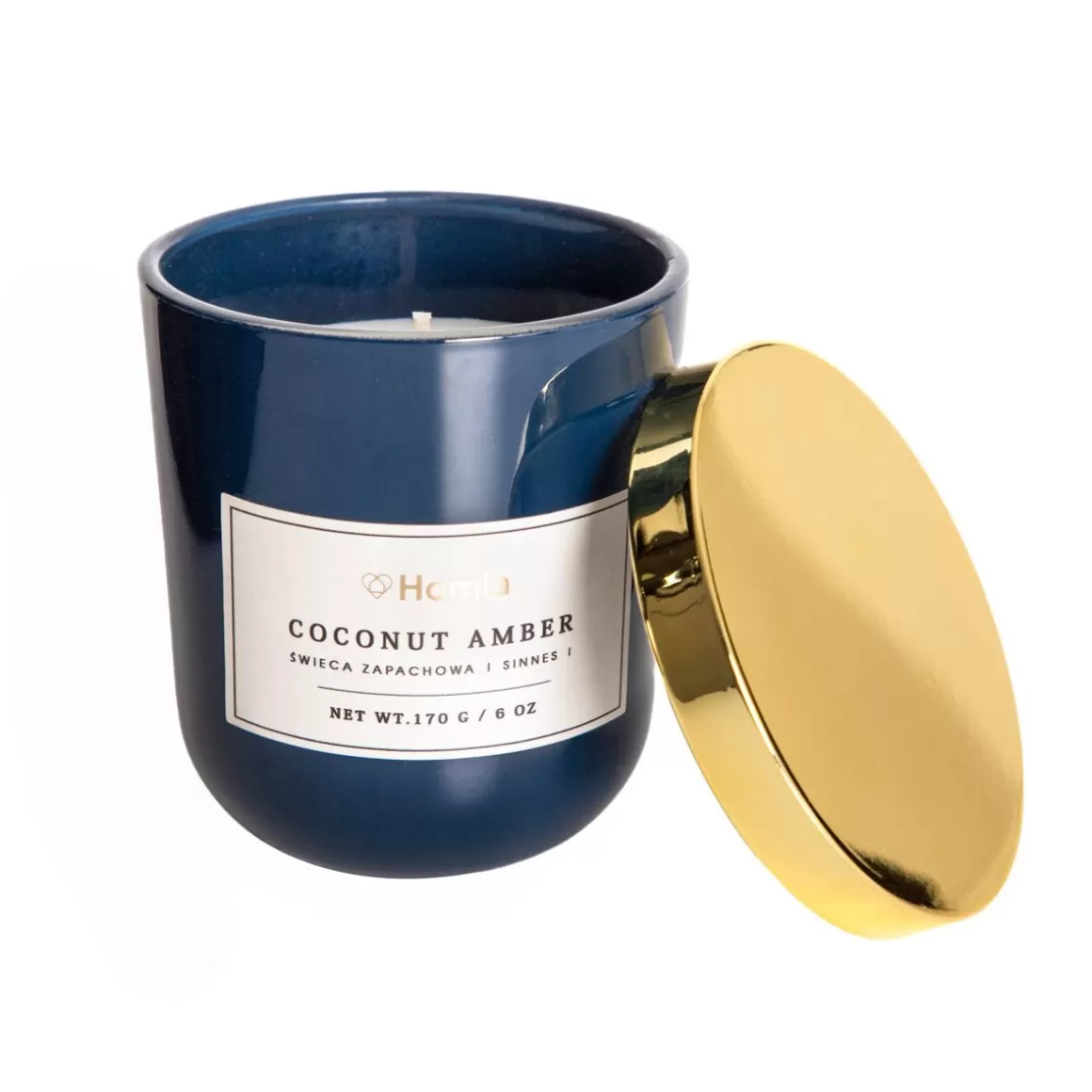 HOMLA Swieca Zapachowa Sinnes Coconut & Amber 170G