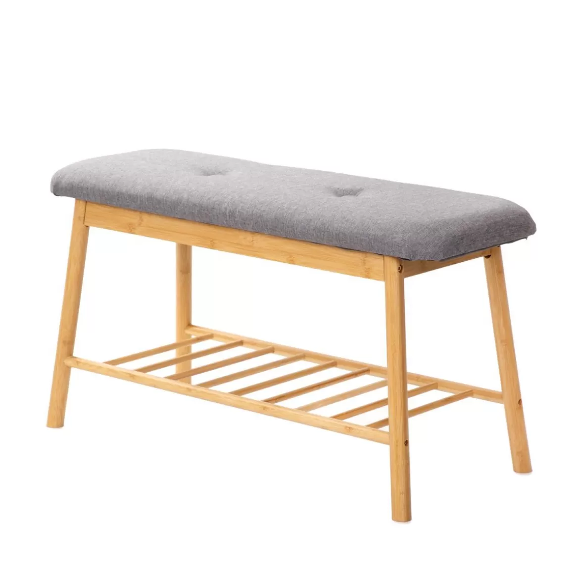 HOMLA Szafka Na Buty Truo Bambusowa Naturalna 84X30X45 Cm