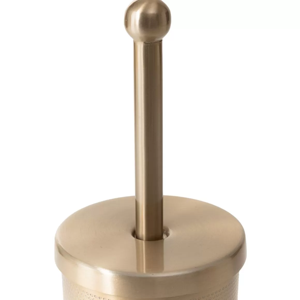 HOMLA Szczotka Do Wc Nausa Zlota Z Ozdobnymi Wytloczeniami 10X10X38 Cm