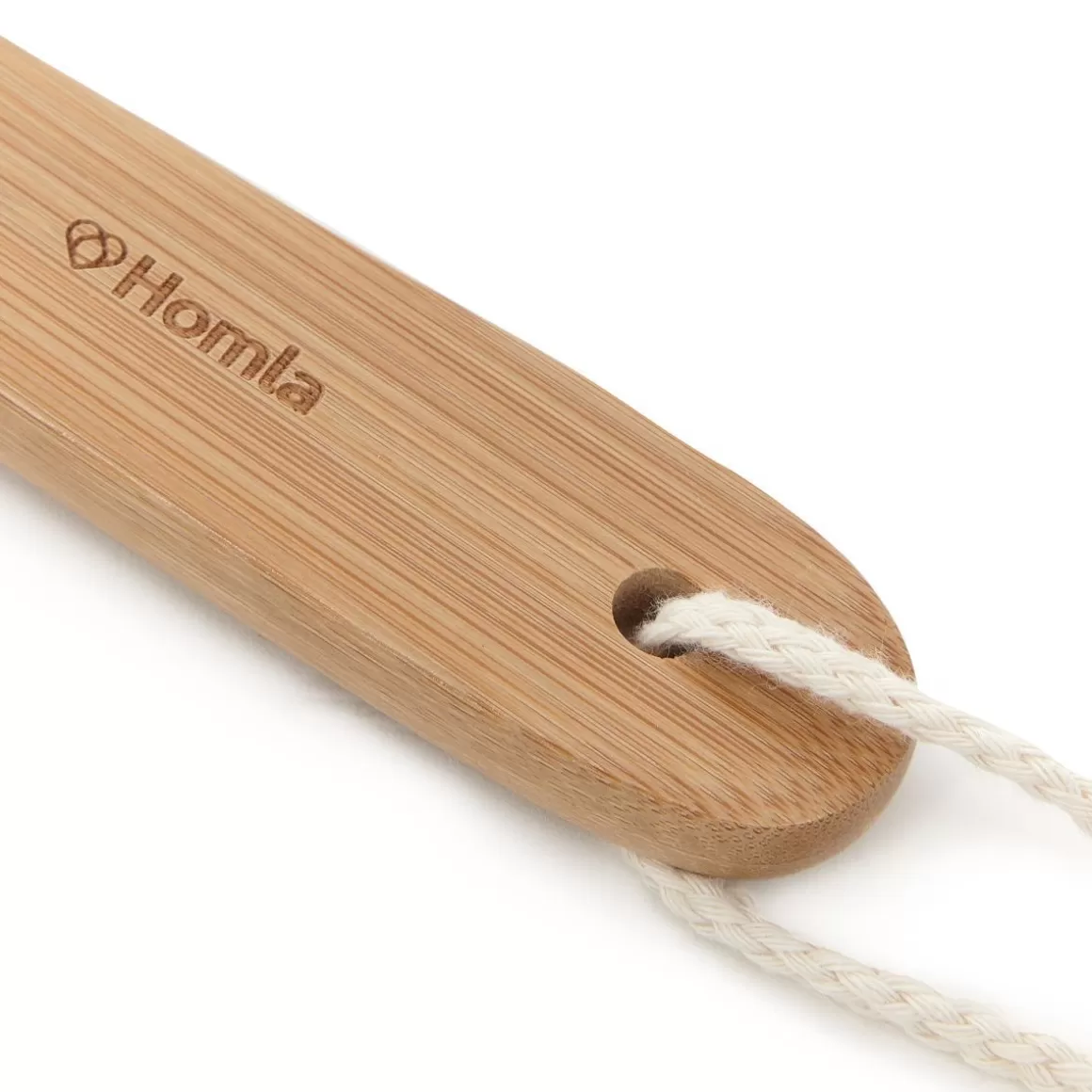 HOMLA Szczotka Spazzo Naturalna Z Raczka Do Masazu Na Sucho I Mokro 41,5X6,8X3,2 Cm