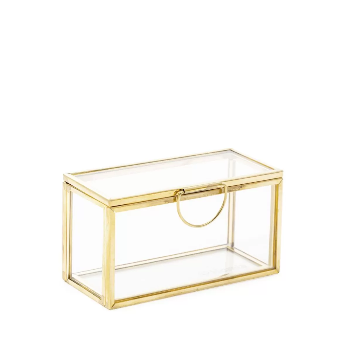 HOMLA Szkatulka Na Bizuterie Grazia Mini Zlota 9X4X5Cm