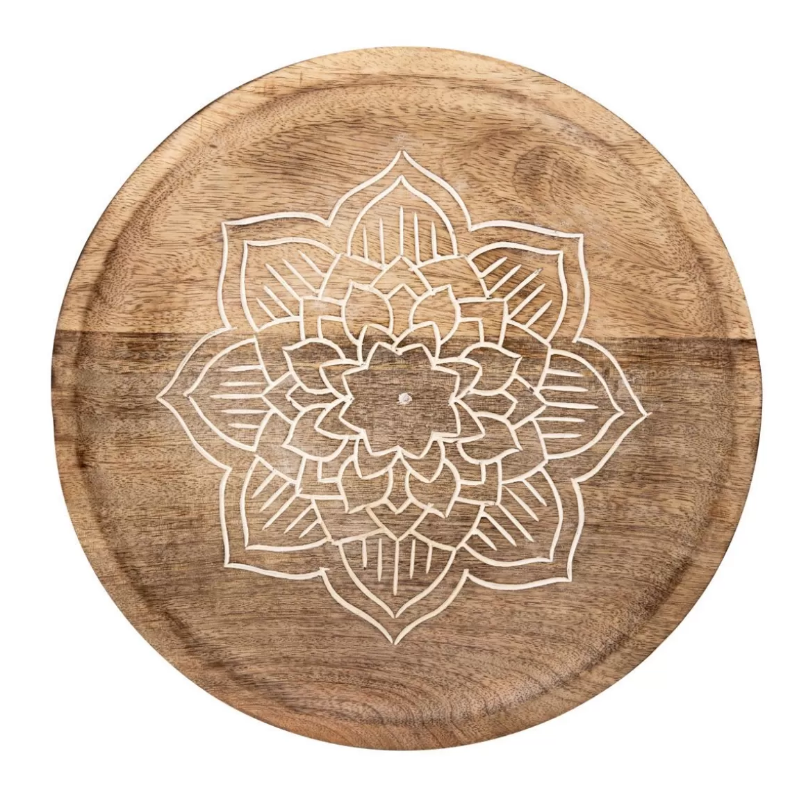 HOMLA Taca Dekoracyjna Floar Z Drewna Mango 30 Cm