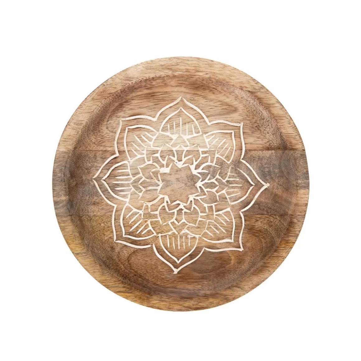 HOMLA Taca Dekoracyjna Floar Z Drewna Mango 20 Cm