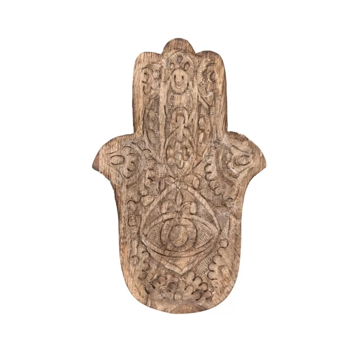 HOMLA Taca Dekoracyjna Hamsa Z Drewna Mango 15X10X2 Cm