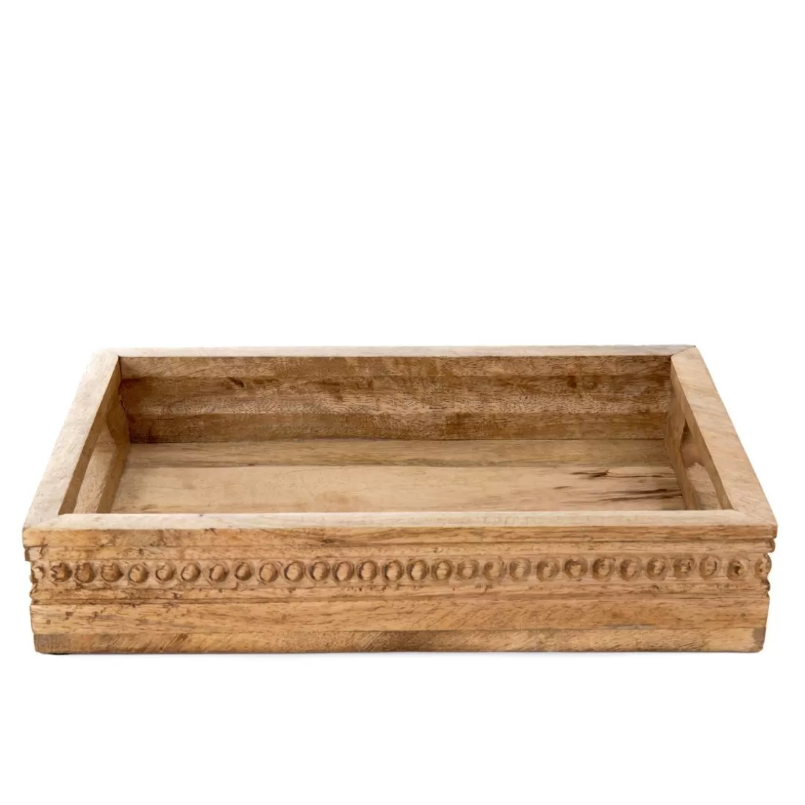 HOMLA Taca Dekoracyjna Hamsa Z Drewna Mango 30X20X6 Cm