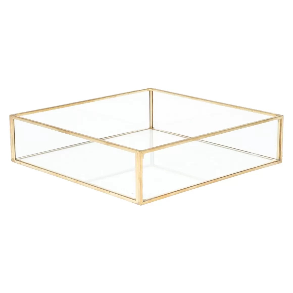 HOMLA Taca Grazia Ozdobna Zlota 18X18X4 Cm