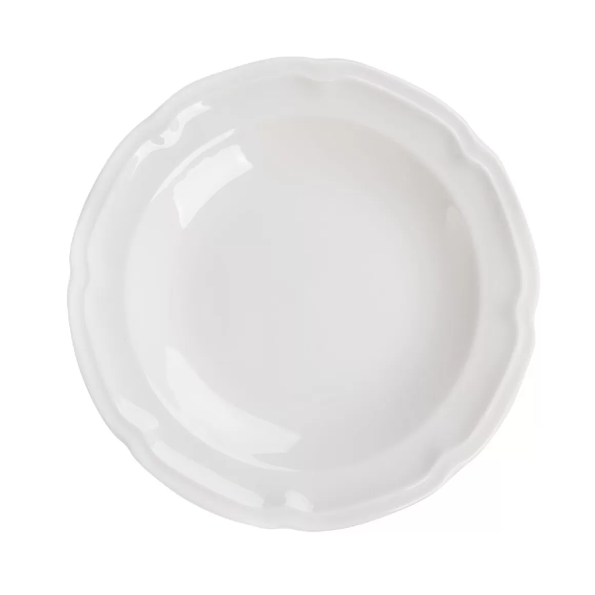 HOMLA Talerz Jasmine Gleboki Bialy 22 Cm