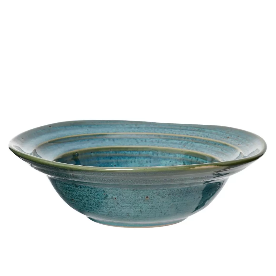 HOMLA Talerz Palmera Gleboki Turkusowy 19 Cm