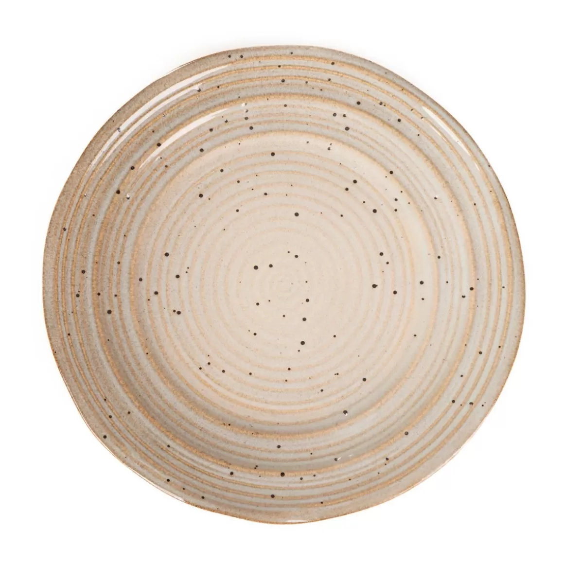 HOMLA Talerz Palmera Obiadowy Bezowy 26 Cm