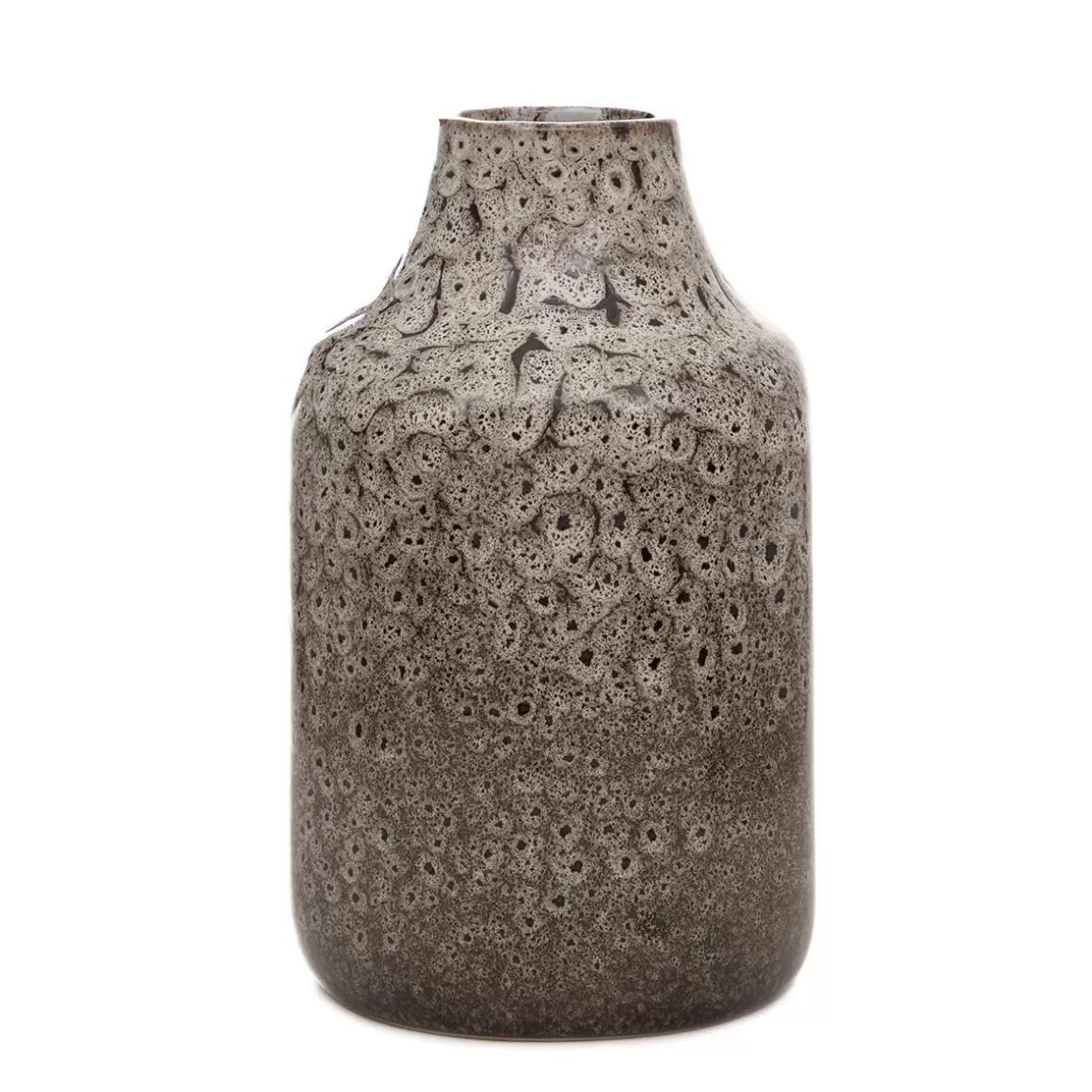 HOMLA Wazon Rufus Ceramiczny Brazowy 14X14X22 Cm