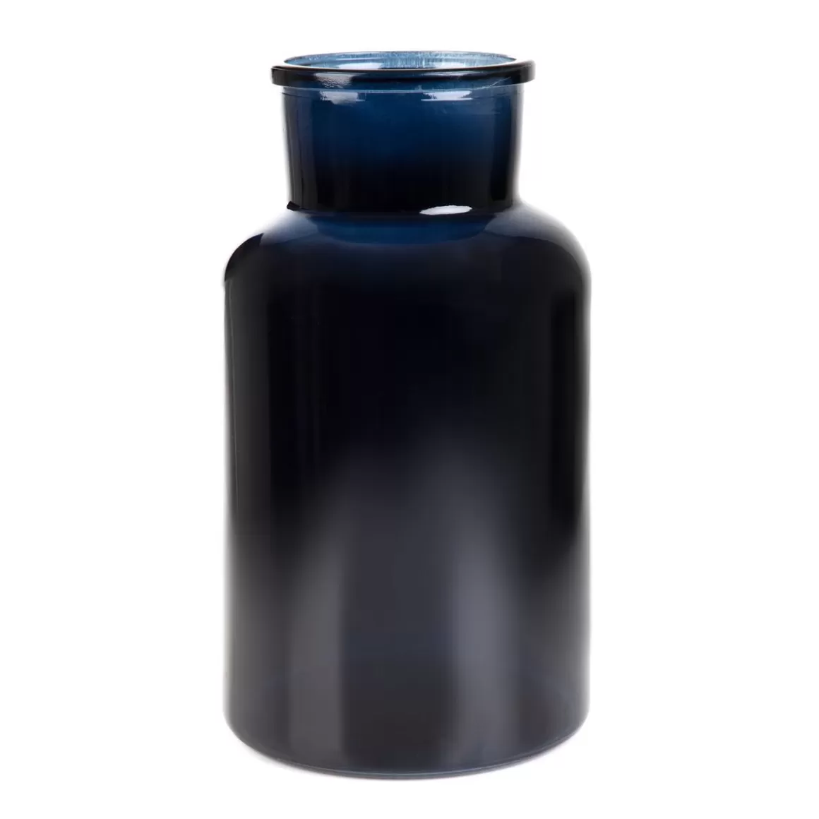 HOMLA Wazon Tenno Szklany Granatowy 14,5X14,5X25,5 Cm