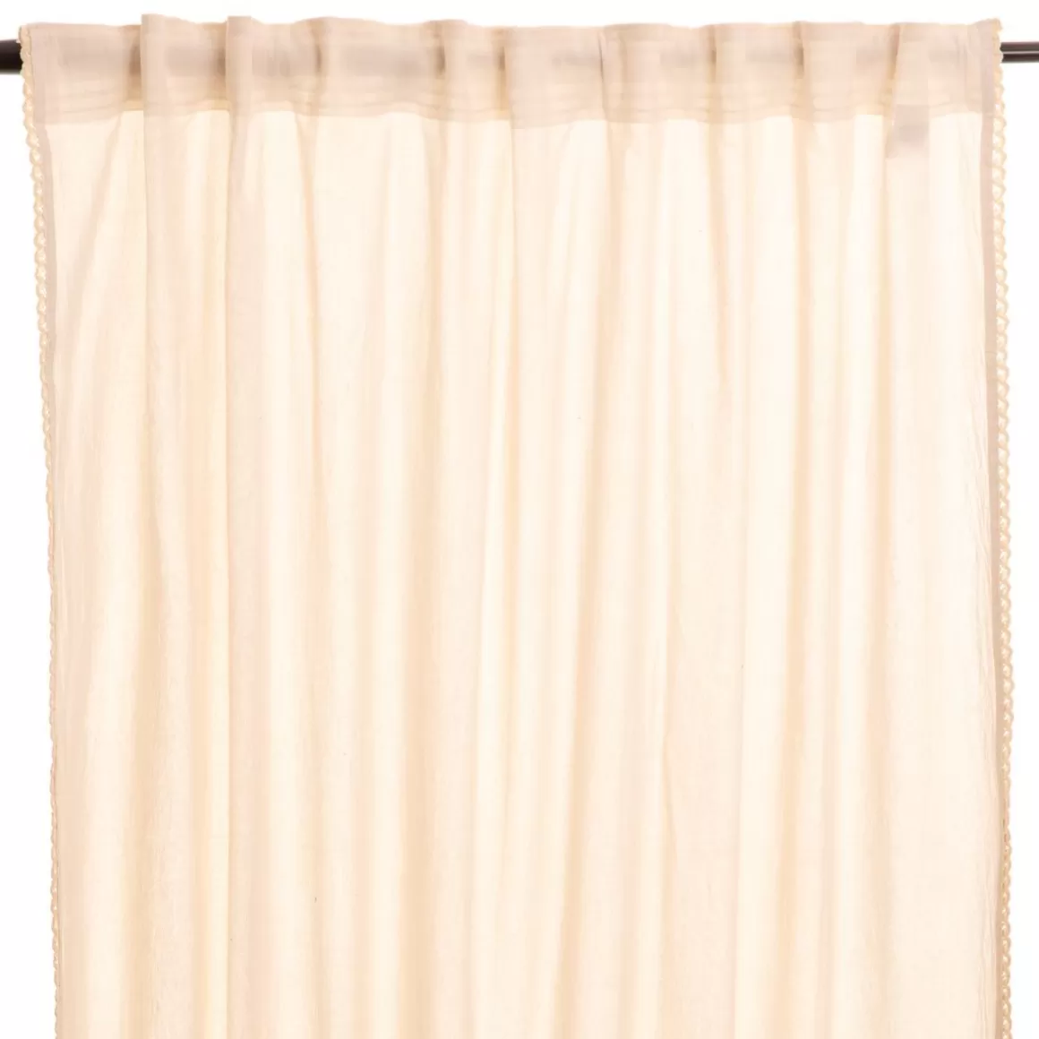 HOMLA Zaslona Della Z Koronka Bezowa 135X250 Cm