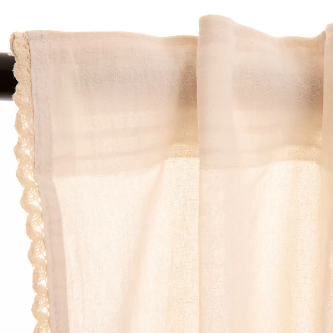 HOMLA Zaslona Della Z Koronka Bezowa 135X250 Cm