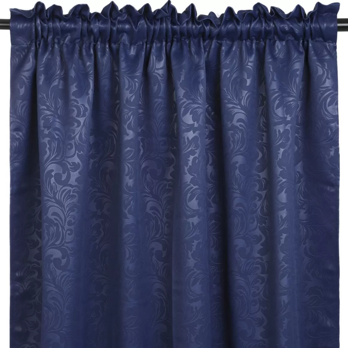 HOMLA Zaslona Elisi Z Wytlaczanym Wzorem Granatowa 140X250 Cm