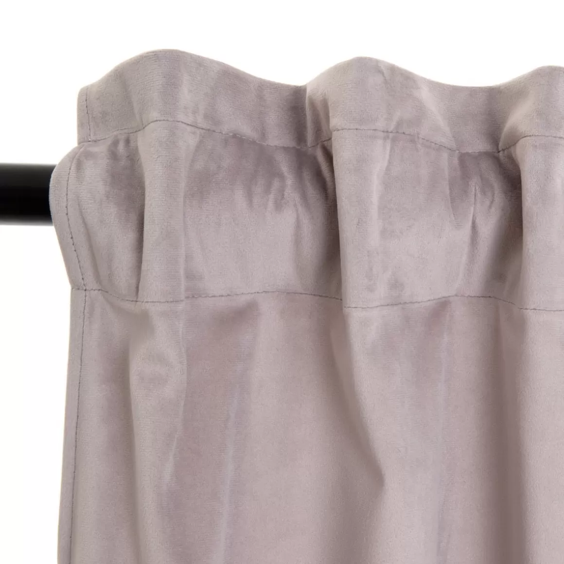 HOMLA Zaslona Talla Zaciemniajaca Velvetowa Szara 140X250 Cm