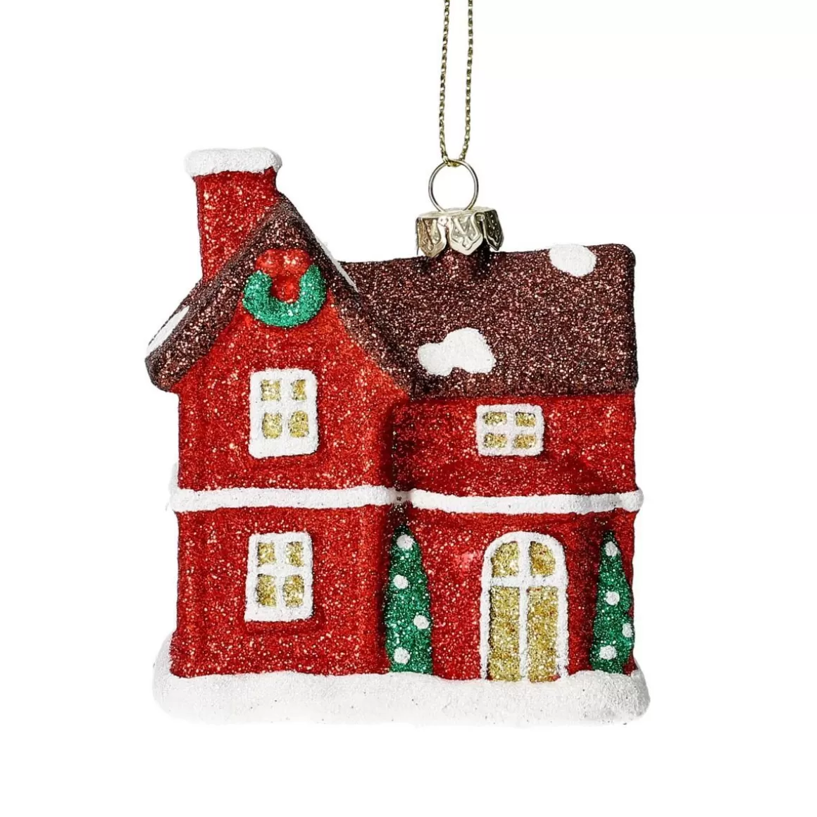 HOMLA Zawieszka Evi Red Domek 8 Cm