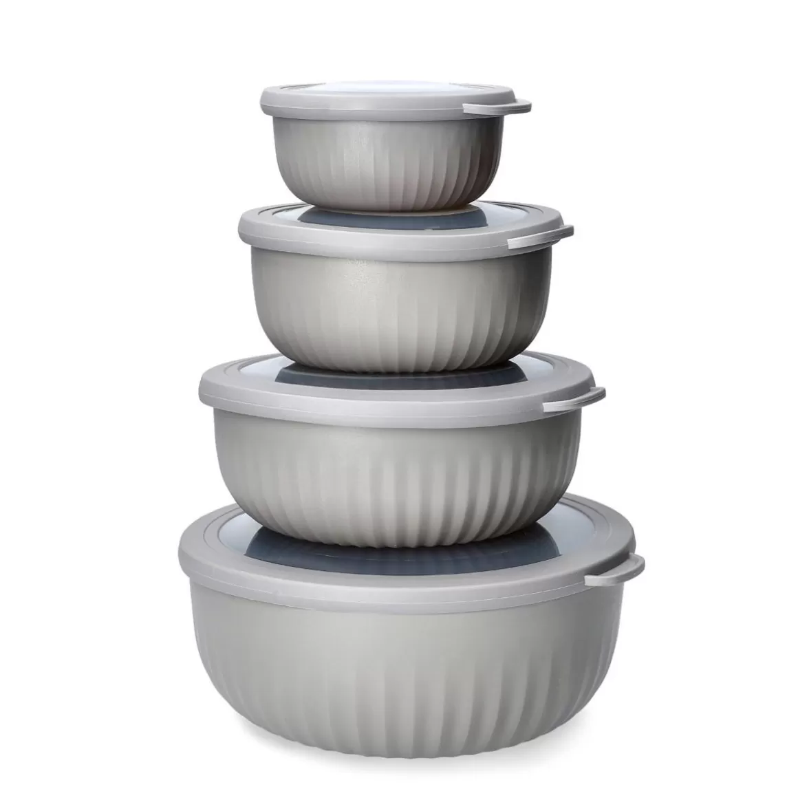 HOMLA Zestaw Easy Cook Misek Z Pokrywkami 4 Szt