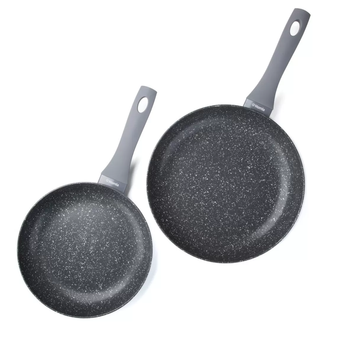 HOMLA Zestaw Patelni Moren Marmurek 2 Szt. 24 Cm, 28 Cm
