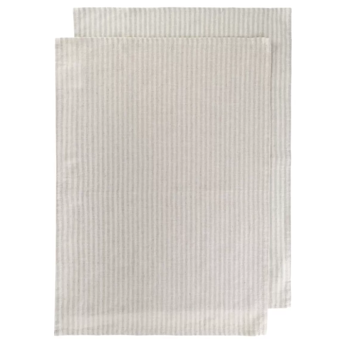 HOMLA Zestaw Scierek Kuchennych Monez Domieszka Lnu Bezowo Szarych 2*45X65 Cm