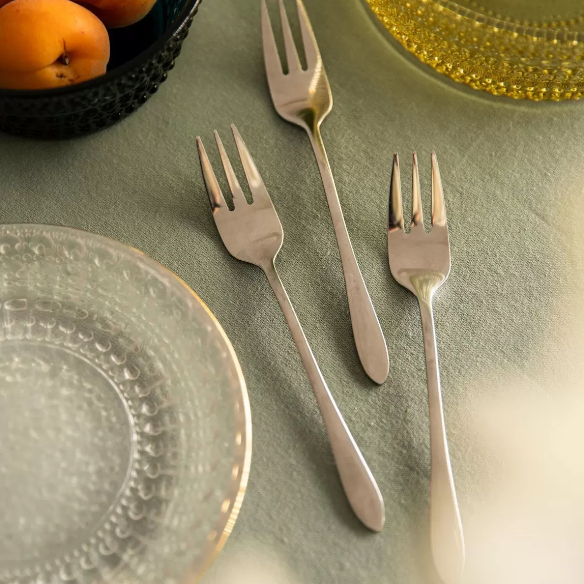 HOMLA Zestaw Stilo Widelczykow Deserowych Ch 3 Szt.