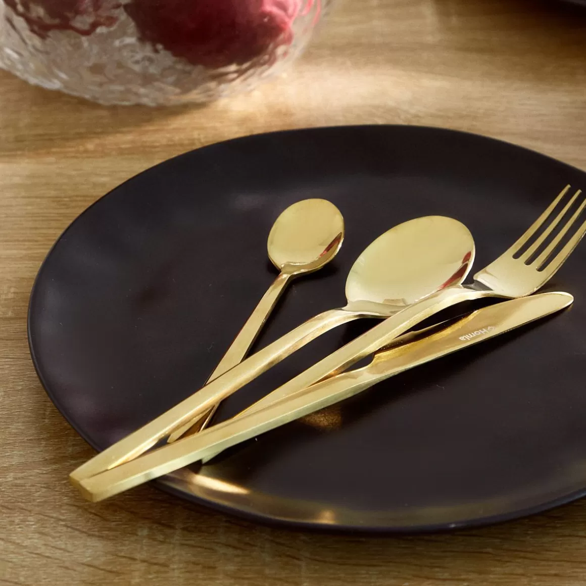 HOMLA Zestaw Sztućców Aperi Zlote 24 Szt.